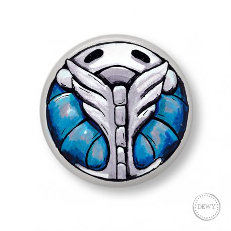 Dashmaster-charm-Hollow-Knight-button by Dewy Venerius. 