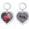 Helluva-Boss-heart-shaped-keychains-M&M by .