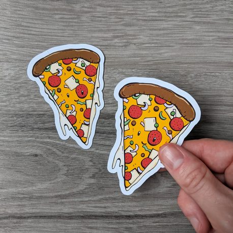 Pizza stickers