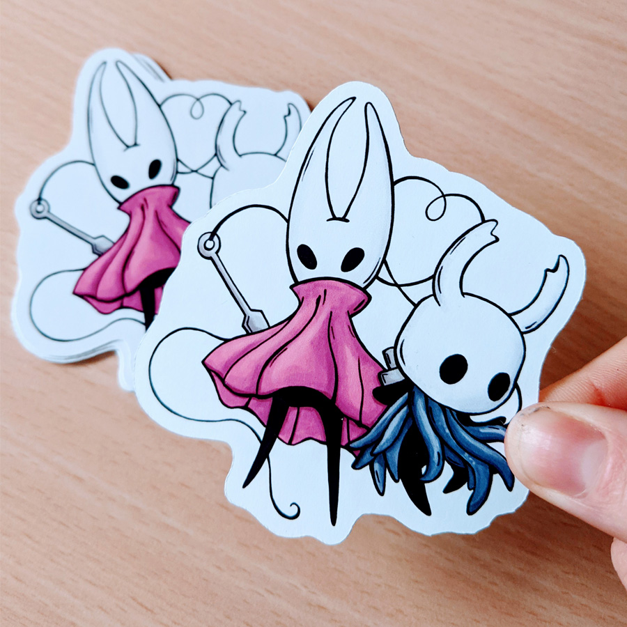 Hornet Hollow Knight Sticker 1 75