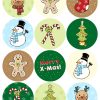 Kerststickers-cadeau-stickers-merry-christmas-schattig-stickervel by .