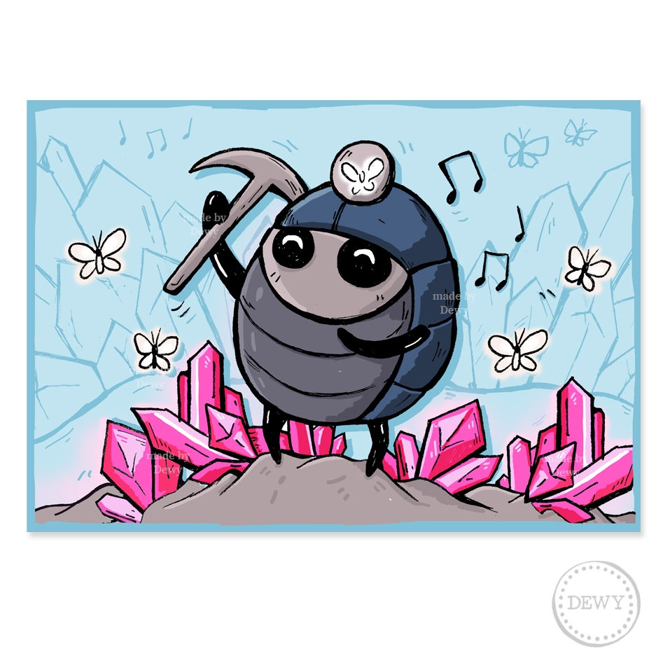 Myla Hollow Knight Fanart Print