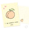 Polkadot-stationery-postcard-peach-kawaii-cute
