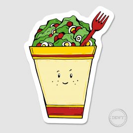 Salade-stickerB by Dewy Venerius. 