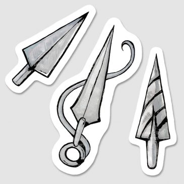 Stickerset-nails-hollow-knight by . 