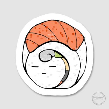 Sushi-sticker-uramaki3 by Dewy Venerius. 