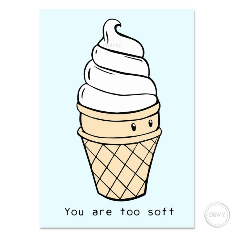 You Are Too Soft Postcard 1 75