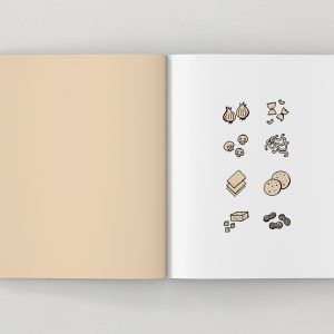 Ontwerp en concept voor boekje voedselverzameling.