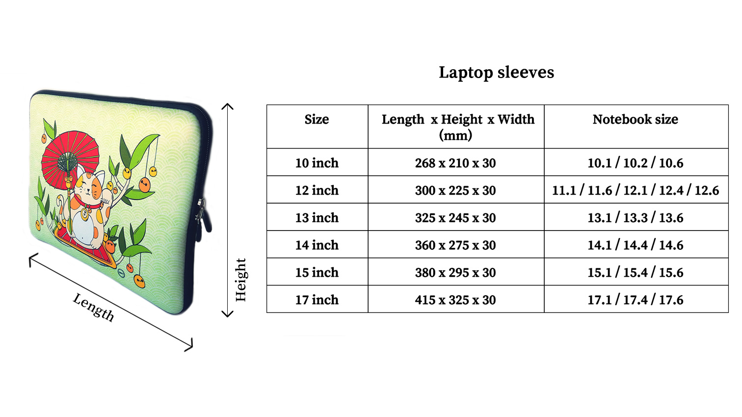 Wonderlijk Laptop sleeve Koi Vissen - €39,95 NY-86